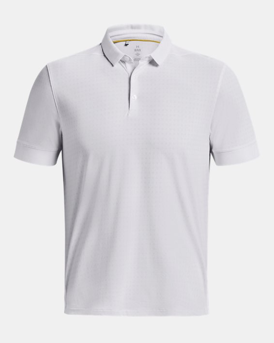 เสื้อโปโล Curry  Micro Splash สำหรับผู้ชาย in White image number 4